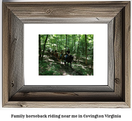 family horseback riding near me in Covington, Virginia